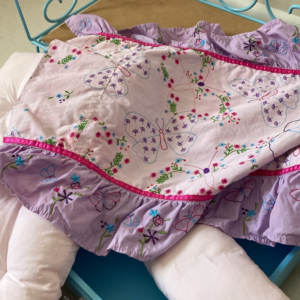 AMERICAN GIRL | Curlicue Daybed - Blue Metal Doll Bed - Picture 16 of 16